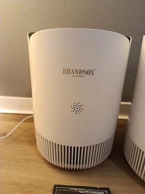Brandson Luftreiniger H13 Filter,Aktiv Kohle,Toxin Ionisierer App-Steuerung weiß