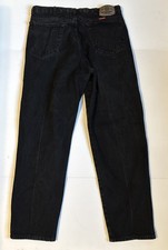 Wrangler Mens Relaxed Boot Jeans Black Denim 36x32