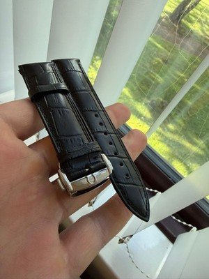 Seamaster speedmaster Strap leather watch band deployment 19/20/21/22mm
