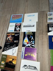 NES Booklet Lot 24 Total Vintage Nintendo Instruction Manuals Vintage