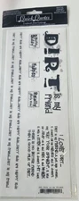 Quick Quotes  cards scrapbook vellum "dirt is my friend X41"