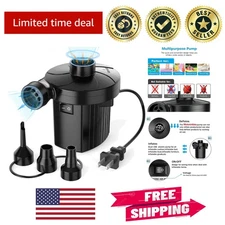 Lightweight Electric Pump for Quick Inflation - Ideal for Outdoor Adventures