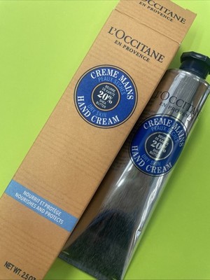 NIB L'Occitane Dry Skin Hand Cream with 20% Shea Butter 2.5 oz / 75 ml