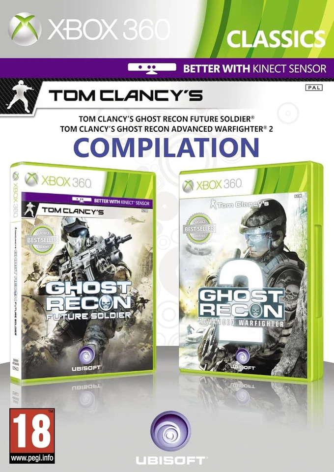 Tom Clancy's Ghost Recon Future Soldier & Advanced Warfighter 2 (Xbox 360) NEW - Image 3 of 3