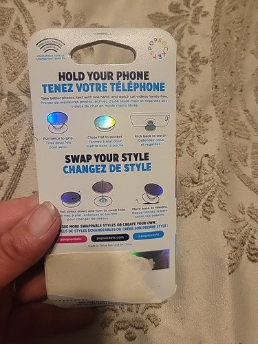 Popsockets PopGrip drapeau américain poignée supérieure interchangeable NEUF - Photo 2 sur 2