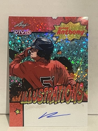 2024 Leaf Vivid - Roman Anthony - Illustrations Pulsar Auto #d 3/10