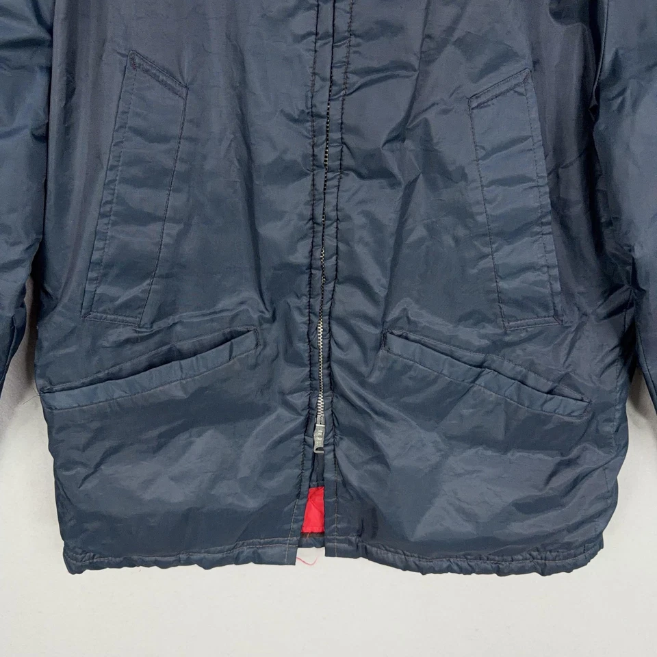 Vintage Wear Guard Jacket Mens Medium Blue Quilted Lined Work Coat Union 80s - Image 3 of 4