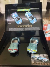 Scalextric C4305AT Shelby Cobra 289 1964 Targa Florio 1/32 Slot Car Twin Pack