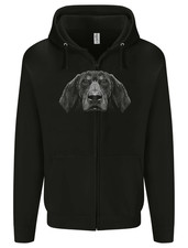 Bluetick Coonhound Mens Zip Up Hoodie