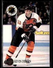 1993-94 Leaf #6 Kevin Dineen Hat Trick Artists Hockey Card 3901E