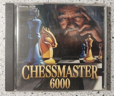 Chessmaster 6000 - Windows 95/98 PC Game Chess Software (1998) Great Condition