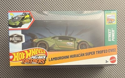 2025 Mattel Hot Wheels Pull-Back Speeders Lamborghini Huracan Super Trofeo EVO2