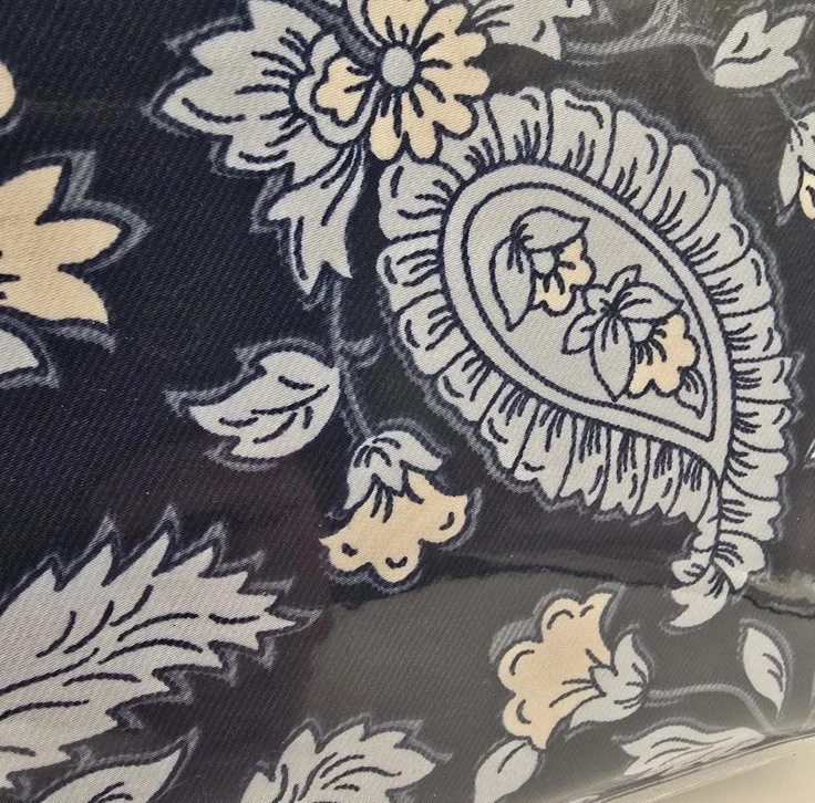 Edredón Ralph Lauren Queen azul marino blanco delfín cachemira 100 % algodón precio de venta sugerido por el fabricante 355 USD Foto 3 de 4