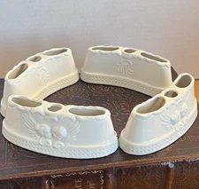 Lot of 4 Karl-Heinz Klette Candle Holder Flower Arrangement Dresden Cherub