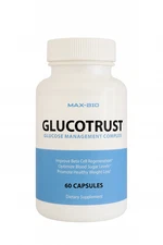 GlucoTrust Blood Sugar Support Supplement – Glucose Control – 60 Capsules