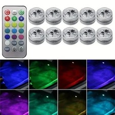 RGB Adhesive LED Atmosphere Lamp with Remote Control 6 V PVC