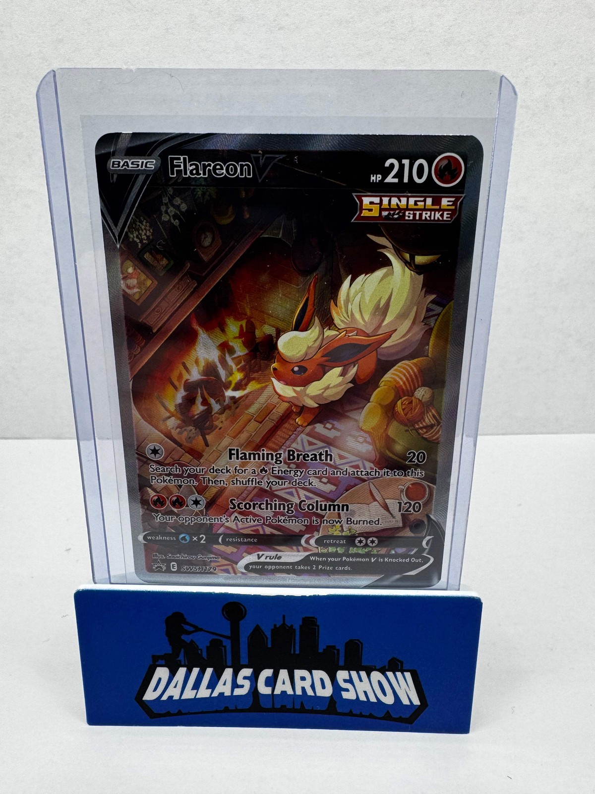 2021 Pokemon - Flareon V (Full Art) - SWSH179 BSP