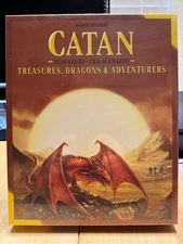 Catan Treasures, Dragons and Adventurers OUT OF PRINT - MINT NIB In shrinkwrap