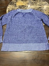 Old Navy Blue Knit Sweater Youth Size Small Long Sleeve