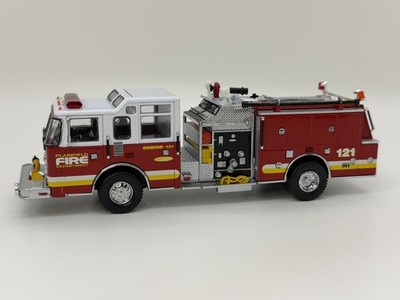 Code 3 Collectibles Pierce Plainfield Fire Department Pumper E-121 (12881)