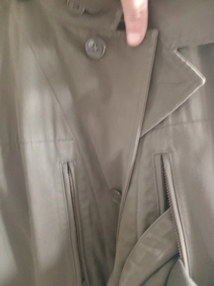 ARMÉE FRANÇAISE VESTE COMBAT TREILLIS SURPLUS GUERRE 108 L - Photo 3/4