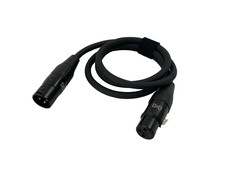 Hosa HMIC-30 XLR Cable Rean Silver 3.5 Feet Pro Microphone Cable Free Shipping