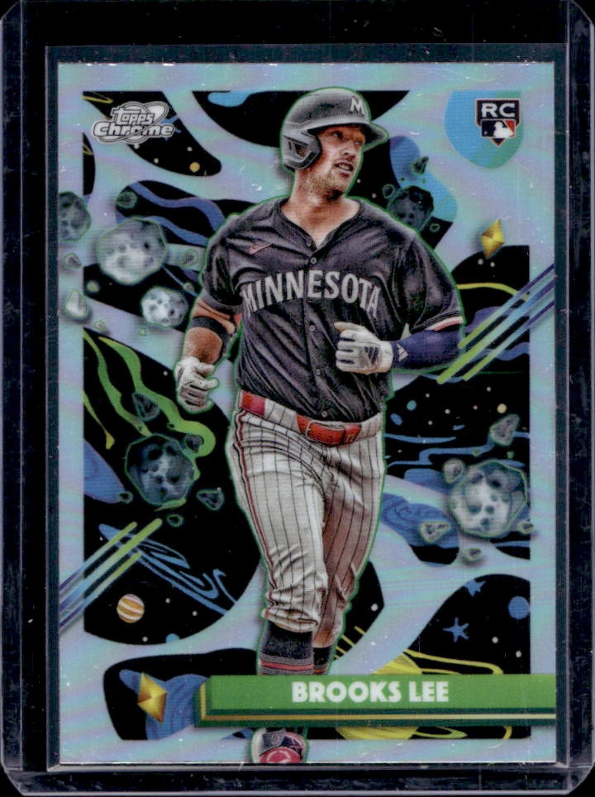 2025 Topps Cosmic Chrome Brooks Lee RC Refractor Rookie #129 Twins