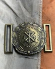 Civil War Confederate States Navy CSN Officer’s Belt Buckle 2-PIECE CONSTRUCTION
