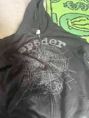 Sp5der OG Web V2 Phantom Zip up Hoodie