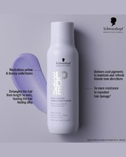 Schwarzkopf BlondMe Bond Repair Purple Conditioner 8.4 oz