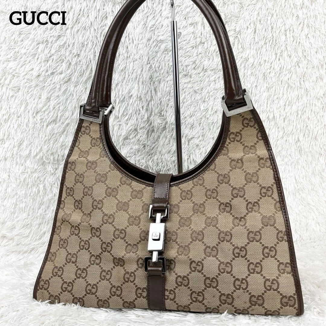 Sac à main bandoulière Gucci Jackie Gg toile m2_0424