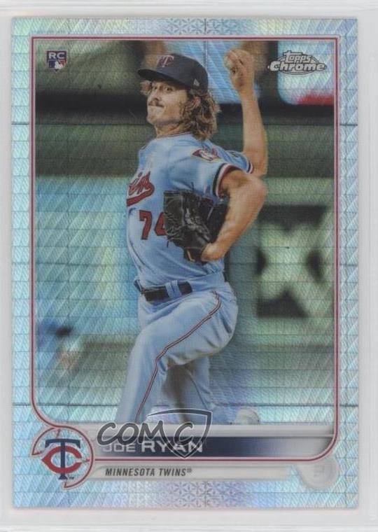 2022 Topps Chrome Prism Refractor Joe Ryan #48 6u5