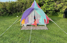 Boutique Camping Star Bell Tipee Tent 3m Oxford Ultralite Multicolour Waterproof