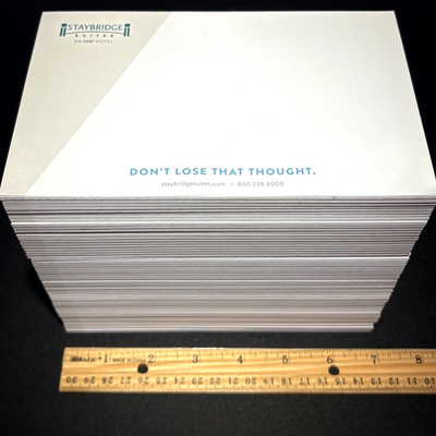 #ad 30 BOX NOTEPADS ⭐STAYBRIDGE SUITES⭐ HOTEL STATIONARY BIG PAPER PADS OFFICE DESK $24.95
