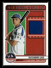 2023 Panini Stars & Stripes USA Baseball #U18-AL Alessandro Laise Italy