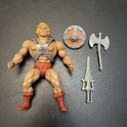 Vintage MOTU Masters of the Universe Action Figure He-Man 1981 Complete Taiwan