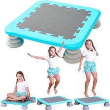 Mini Trampoline for Kids, 25 Inch Sensory Trampoline Bouncing Board with Non-...