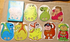 1975 ONCE UPON A TIME FINGER PUPPETS Complete with box 16 Puppets