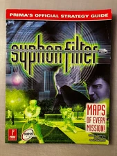 Prima Syphon Filter Strategy Guide 1999 Prima Games PS1 Walkthrough Maps
