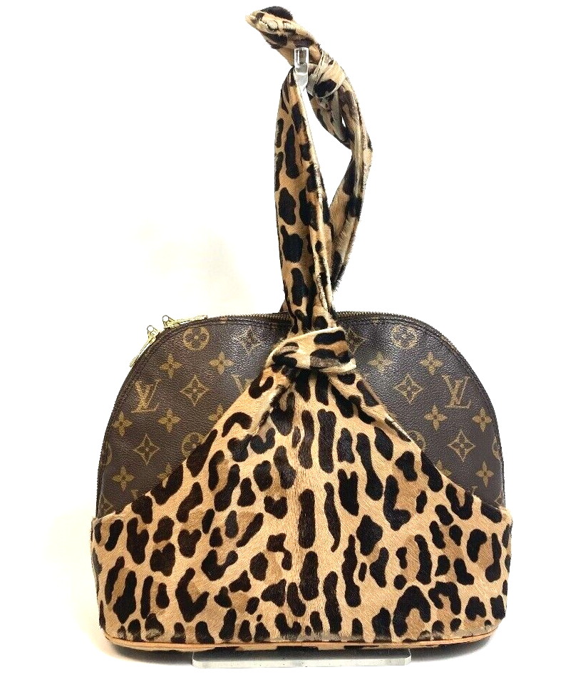 Louis Vuitton M99032 Monogram Leopard Azzedine Alaia Alma 3-piece