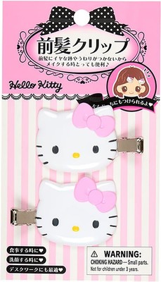 Sanrio Character Hello Kitty Front Hair Clips 2-Piece Set  display picture 3