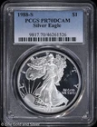 1988-S $1 Proof American Silver Eagle PCGS PR 70 DCAM