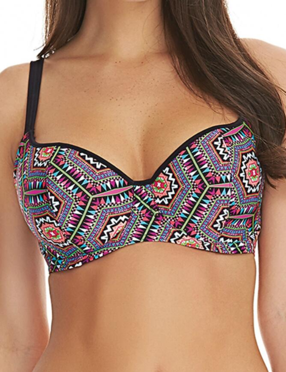 Freya Swim Jewel Cove Plain Sweetheart Padded Bikini Top | Storm In A D