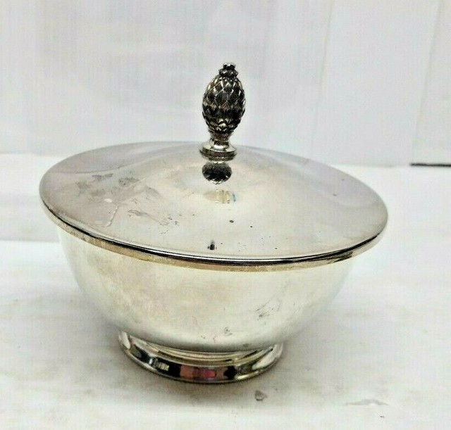 WM A ROGERS PAUL REVERE REPRODUCTION SILVERPLATE SUGAR BOWL WITH LID F/S eBay