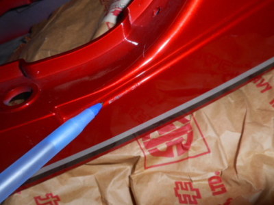 NOS Kawasaki OEM Candy Persimmon Red Seat Storage Case 1981 KZ750