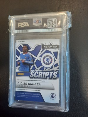 2021-22 Panini Mosaic EPL Premier League Didier Drogba PSA 10 AUTO 