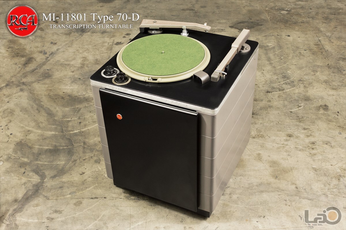 RCA Type 70-D Transcription Turntable 60HZ w/ 2 tonearms