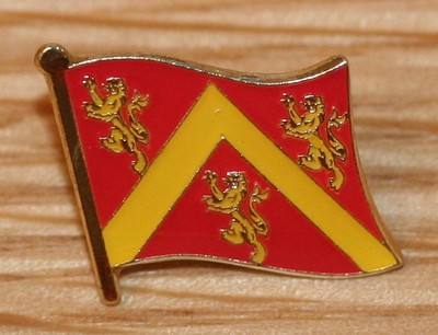 ANGLESEY Wales County Flagge Emaille Pin Anstecker UK Great Britain