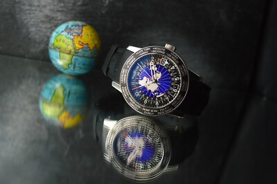 FORTIS HERREN FULL SET B-47 WORLD TIMER GMT EDELSTAHL OVERSIZED TAUCHERUHR