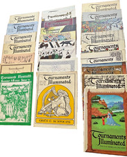 Tournaments Illuminated Magazines Lot of 24 Society Creative Anachronism 80s VTG